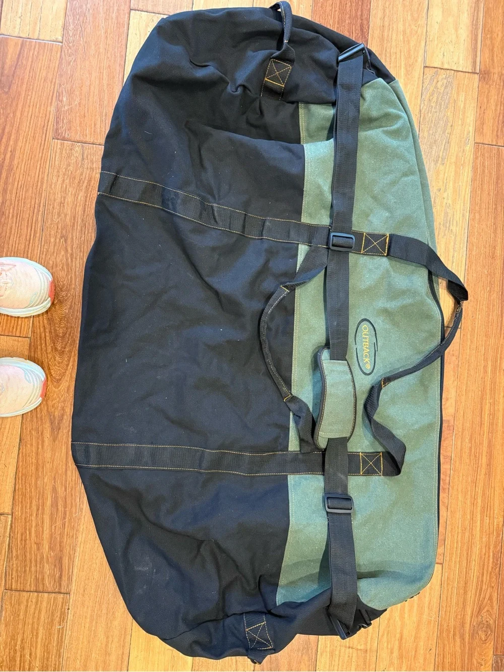 Outback Green and Black Duffel Bag — Colossal Size